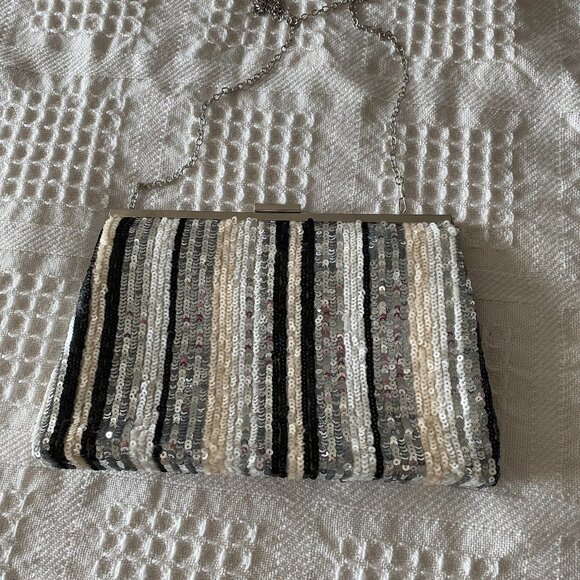Sequence Multi- Coloured Evening Purse/Clutch NEW LOOK - Picture 2 of 5